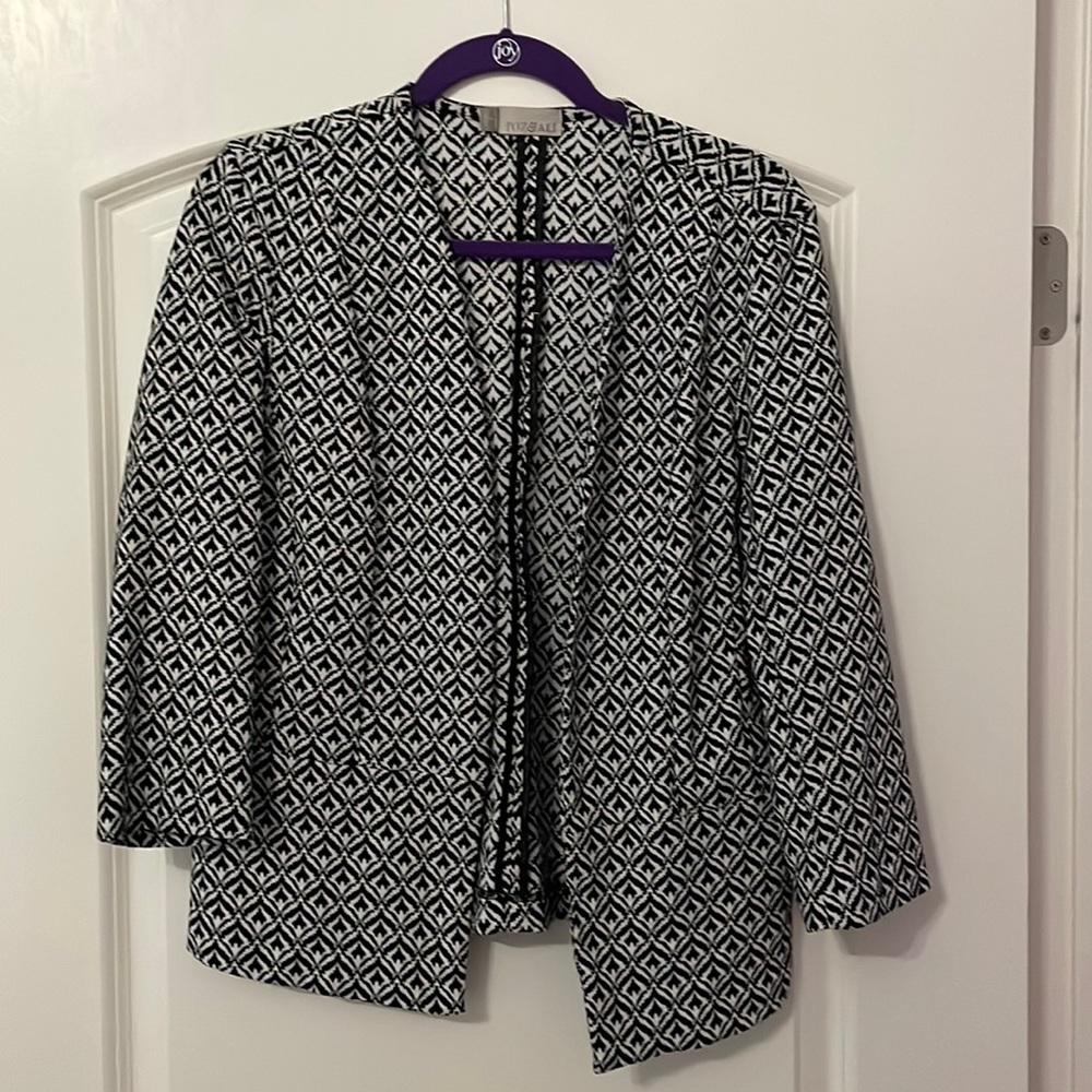 Printed suit jacket